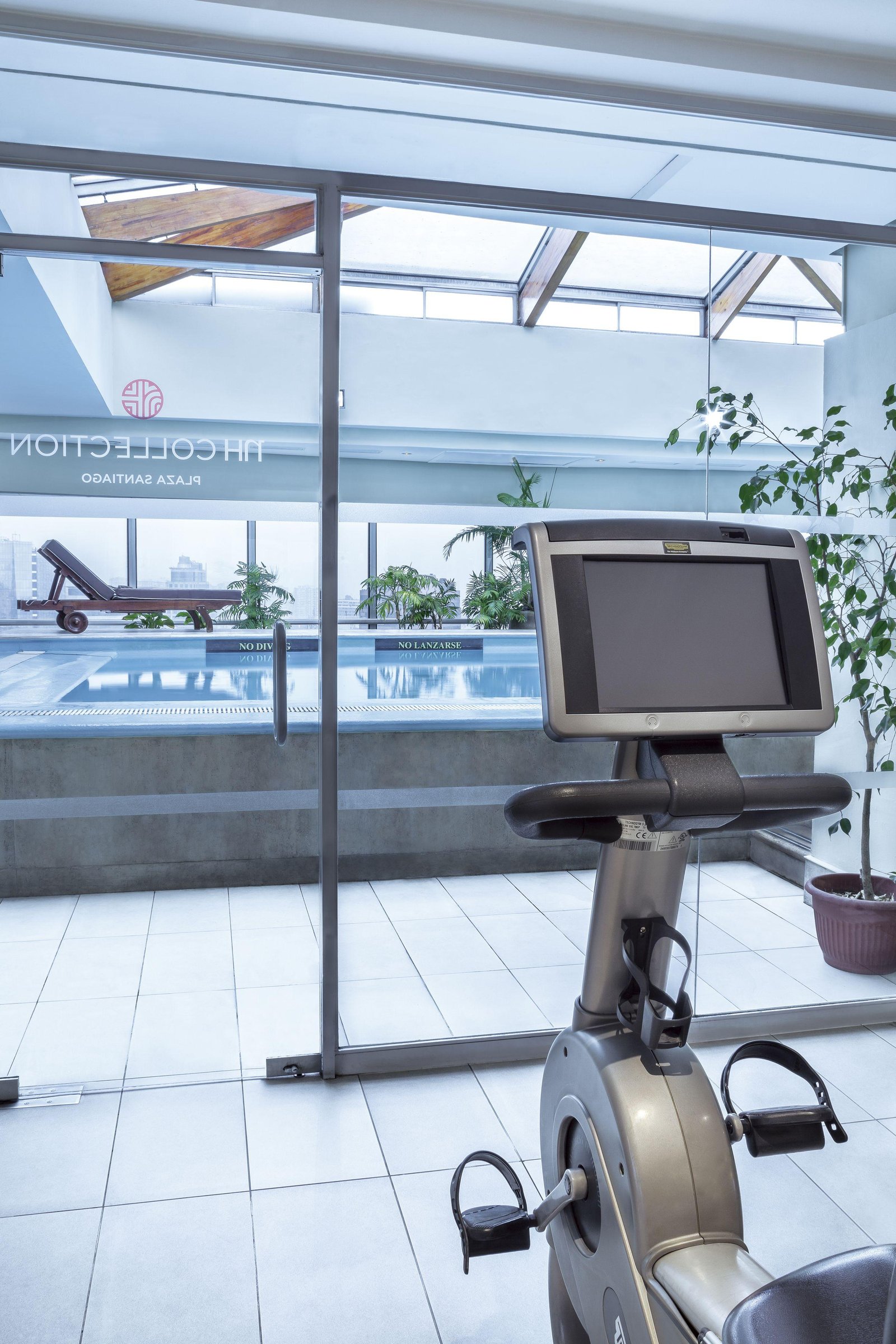 Hotel NH Collection Plaza Santiago, the gym