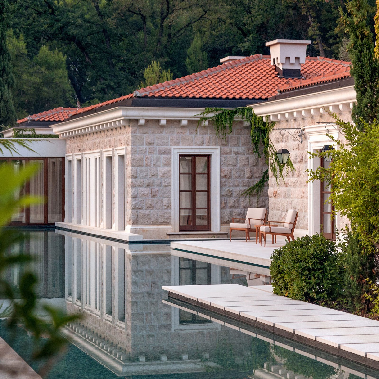 Aman Sveti Stefan, the pool