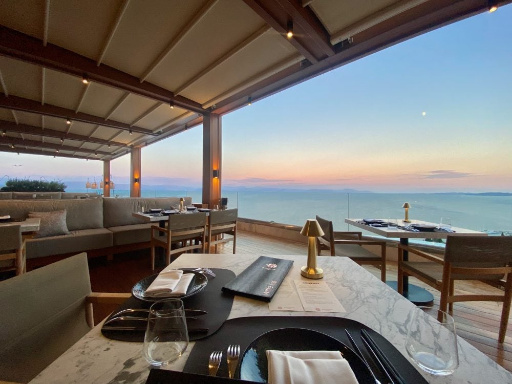 Angsana Corfu, at the table