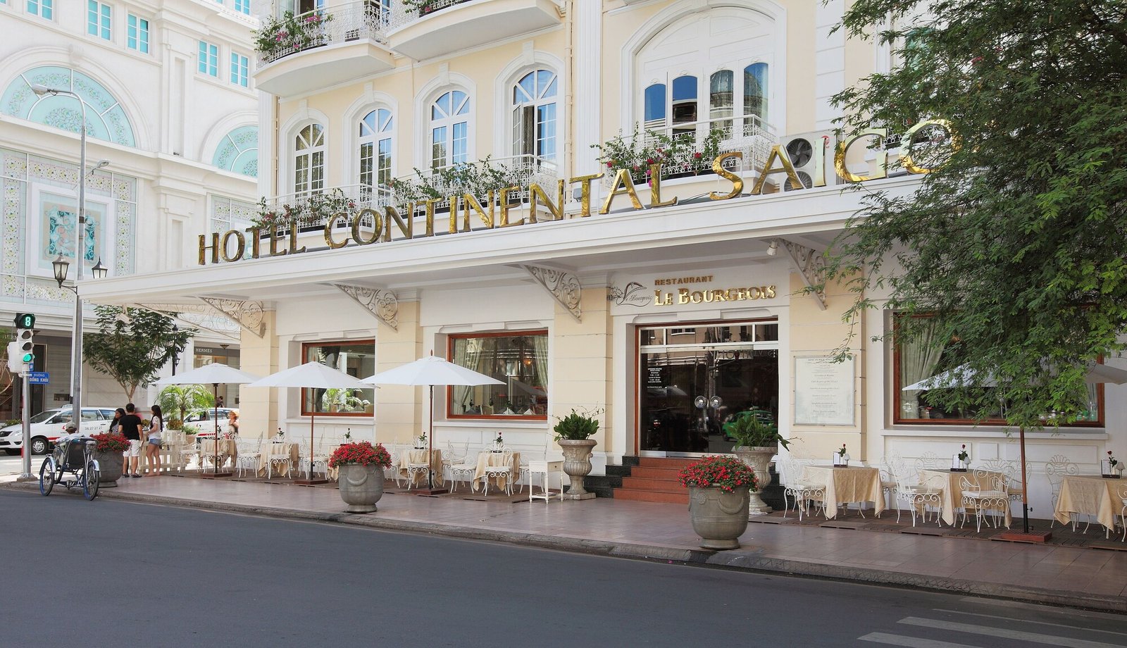 Hotel Continental Saigon, le bourgeois restaurant