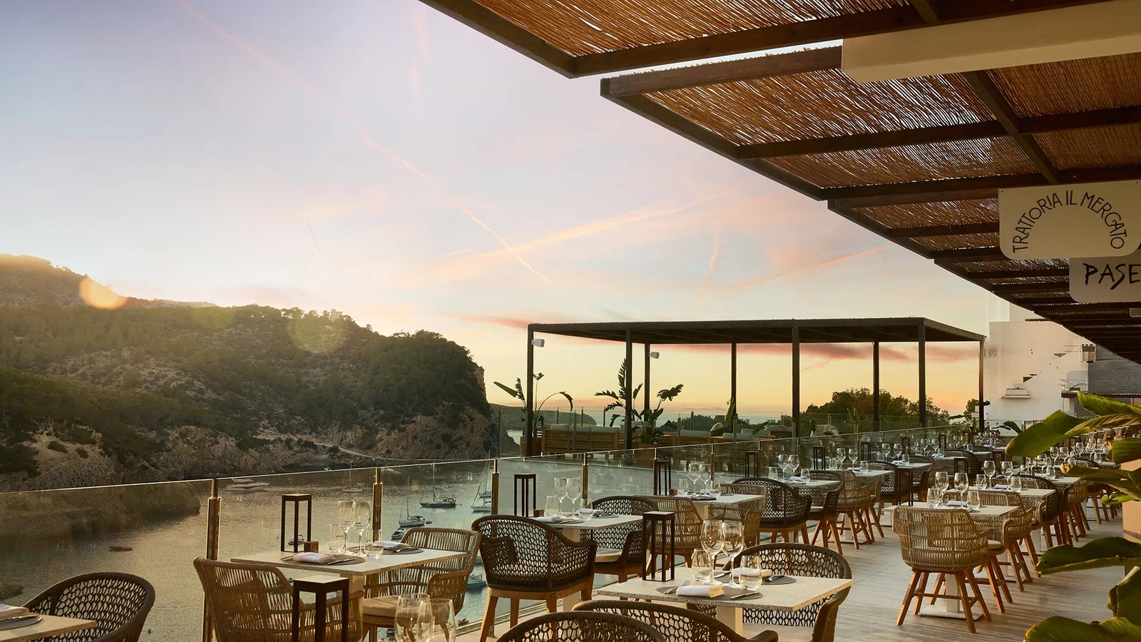 Cala San Miguel Ibiza Resort, Curio Collection by Hilton, at the table
