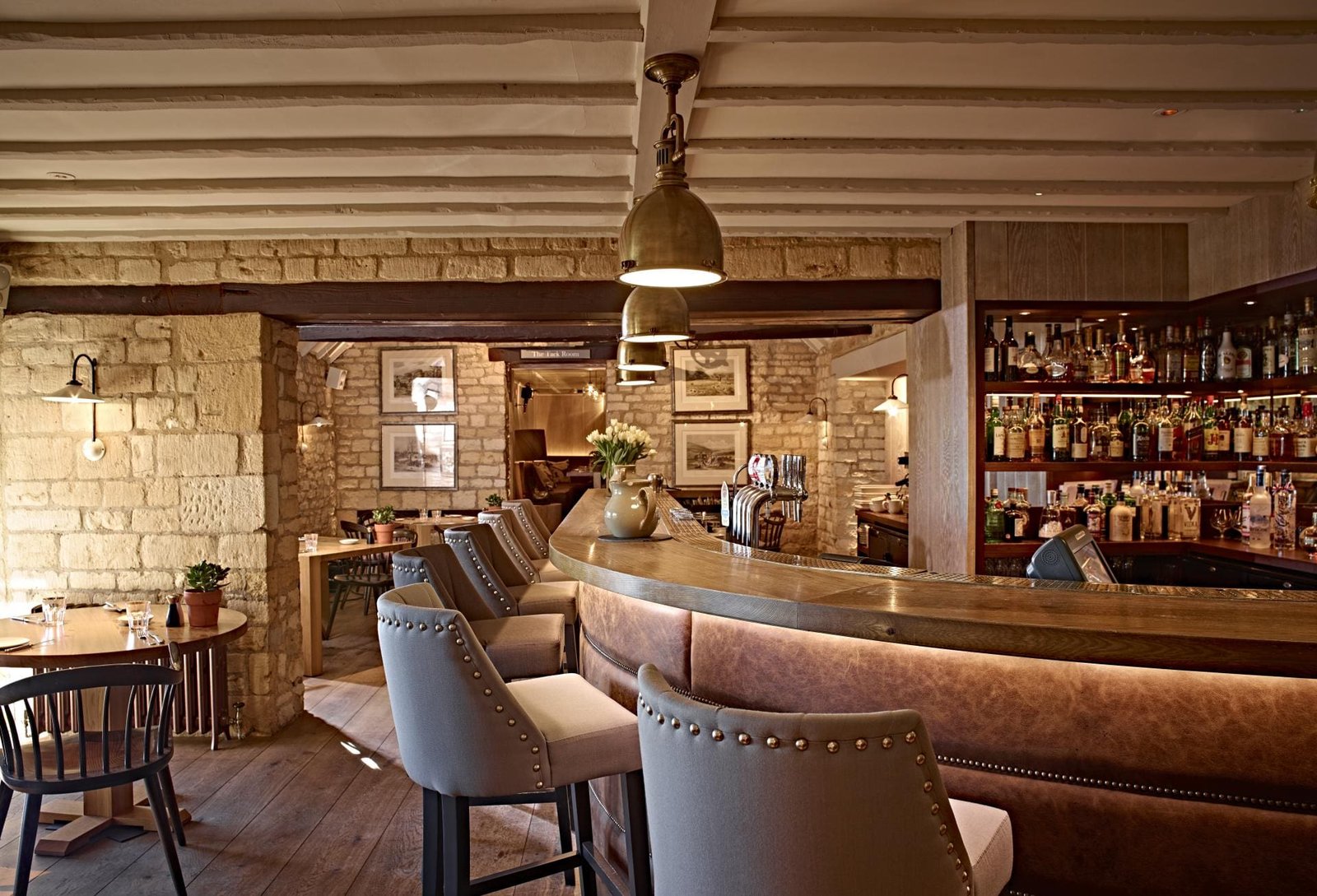 Dormy House, at the table