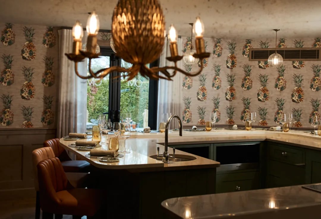 Dormy House, at the table