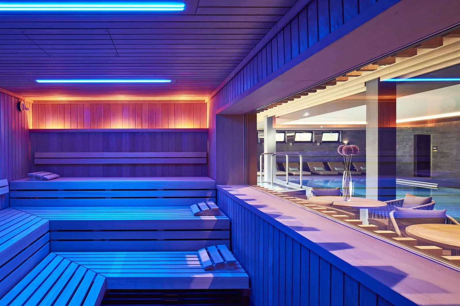 Hard Rock Hotel Davos, the saunas and gym