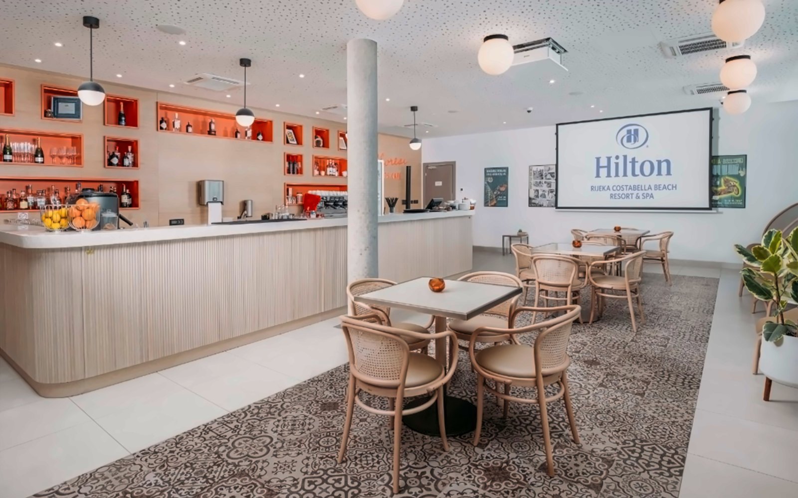 Hilton Rijeka Costabella Beach Resort & Spa, at the table