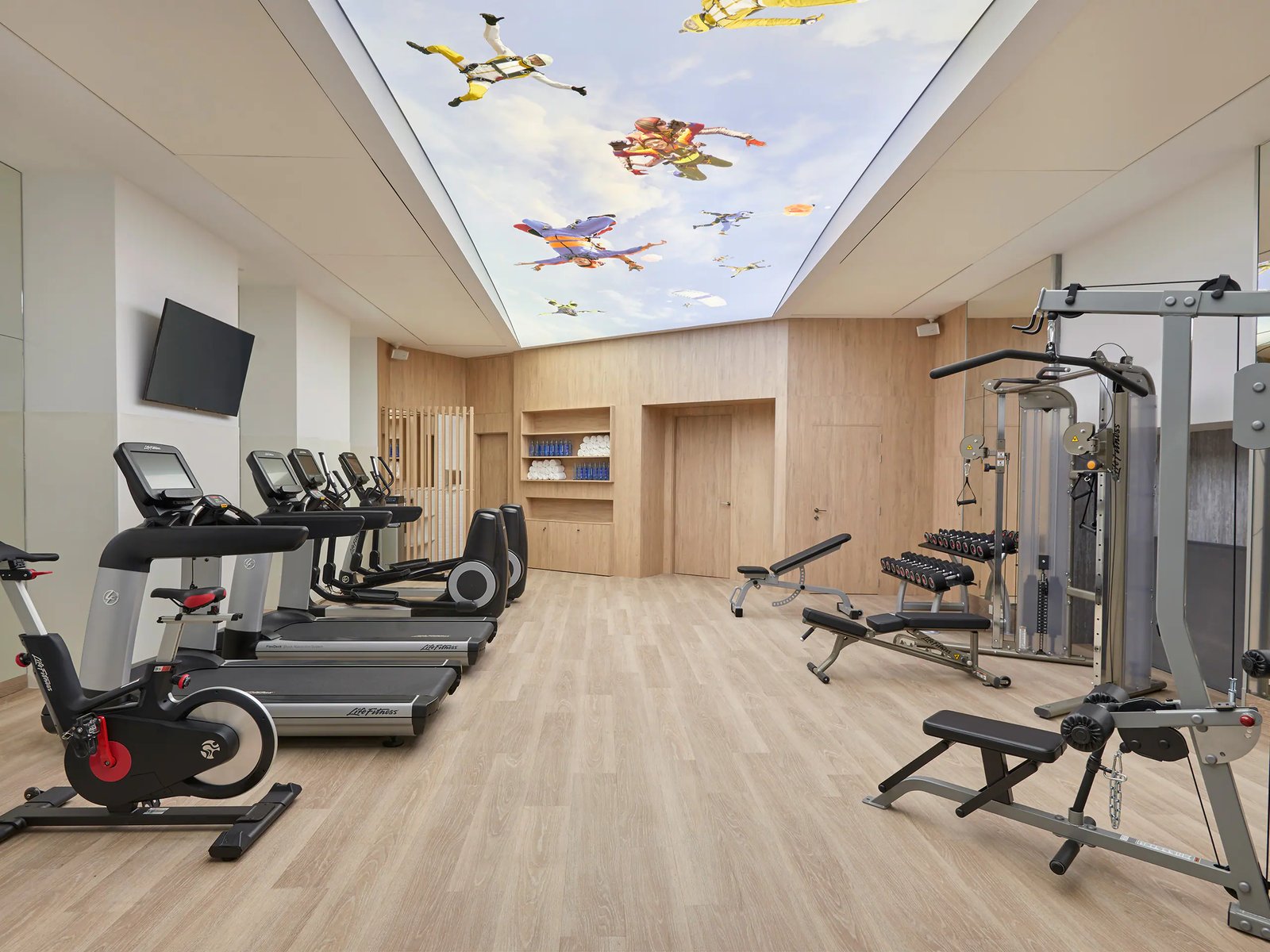Hyatt Centric Gran Via Madrid, the gym