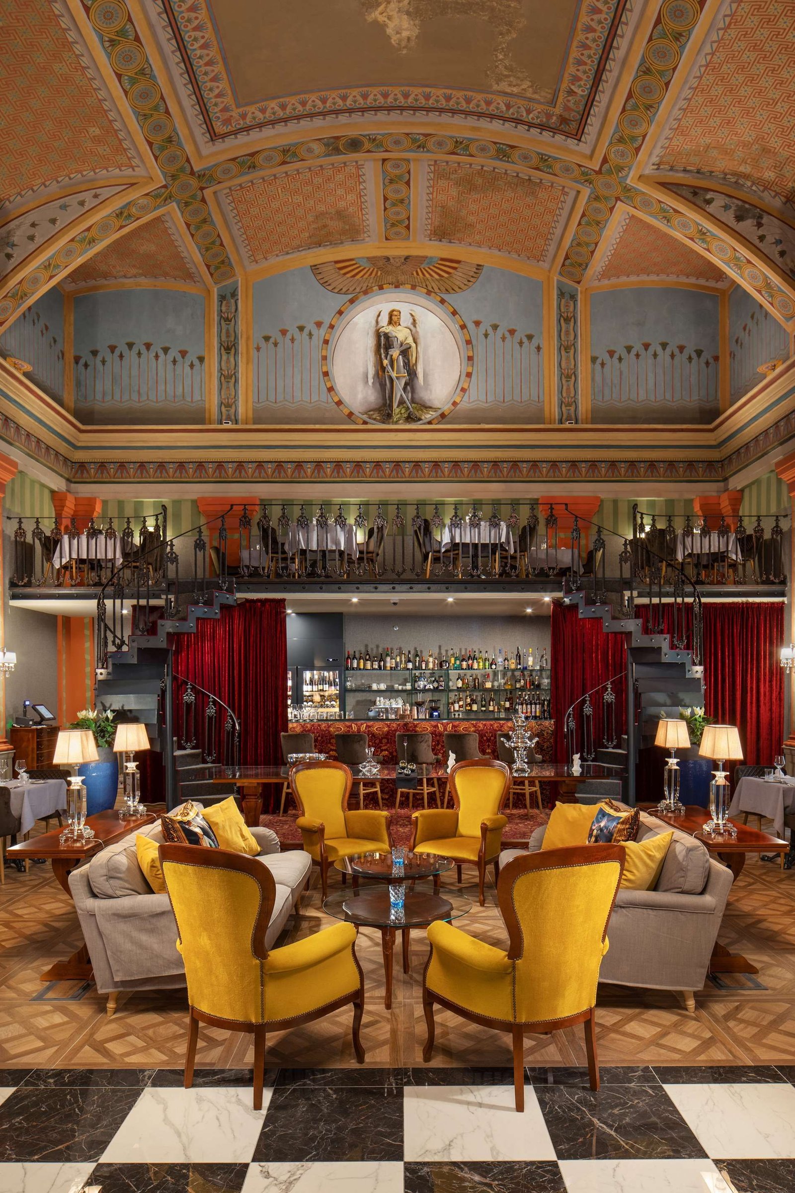 Mystery Hotel Budapest, the great hall restaurant & lounge
