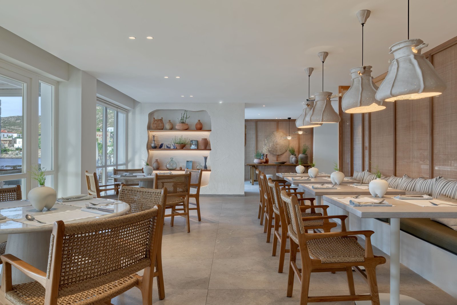 Patmos Aktis, a Luxury Collection Resort & Spa, Greece, at the table