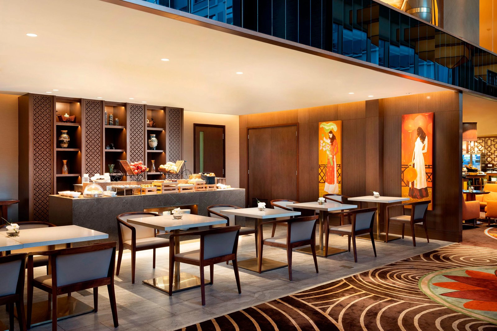 Sheraton Saigon Grand Opera Hotel, at the table