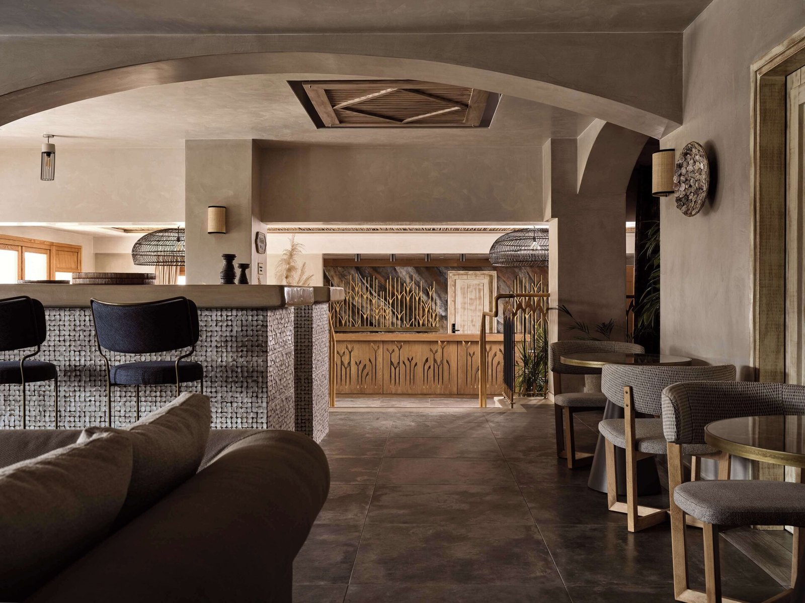 Sea Breeze Santorini Beach Resort, Curio Collection by Hilton, at the table
