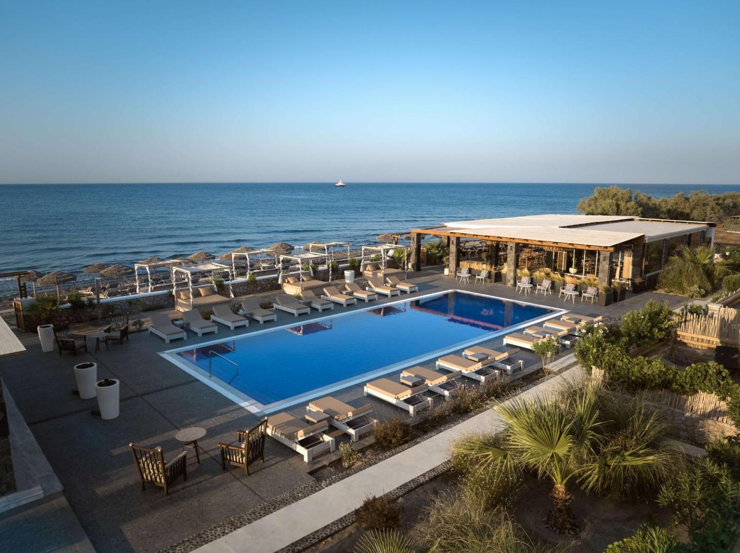 Sea Breeze Santorini Beach Resort, Curio Collection by Hilton, the pool