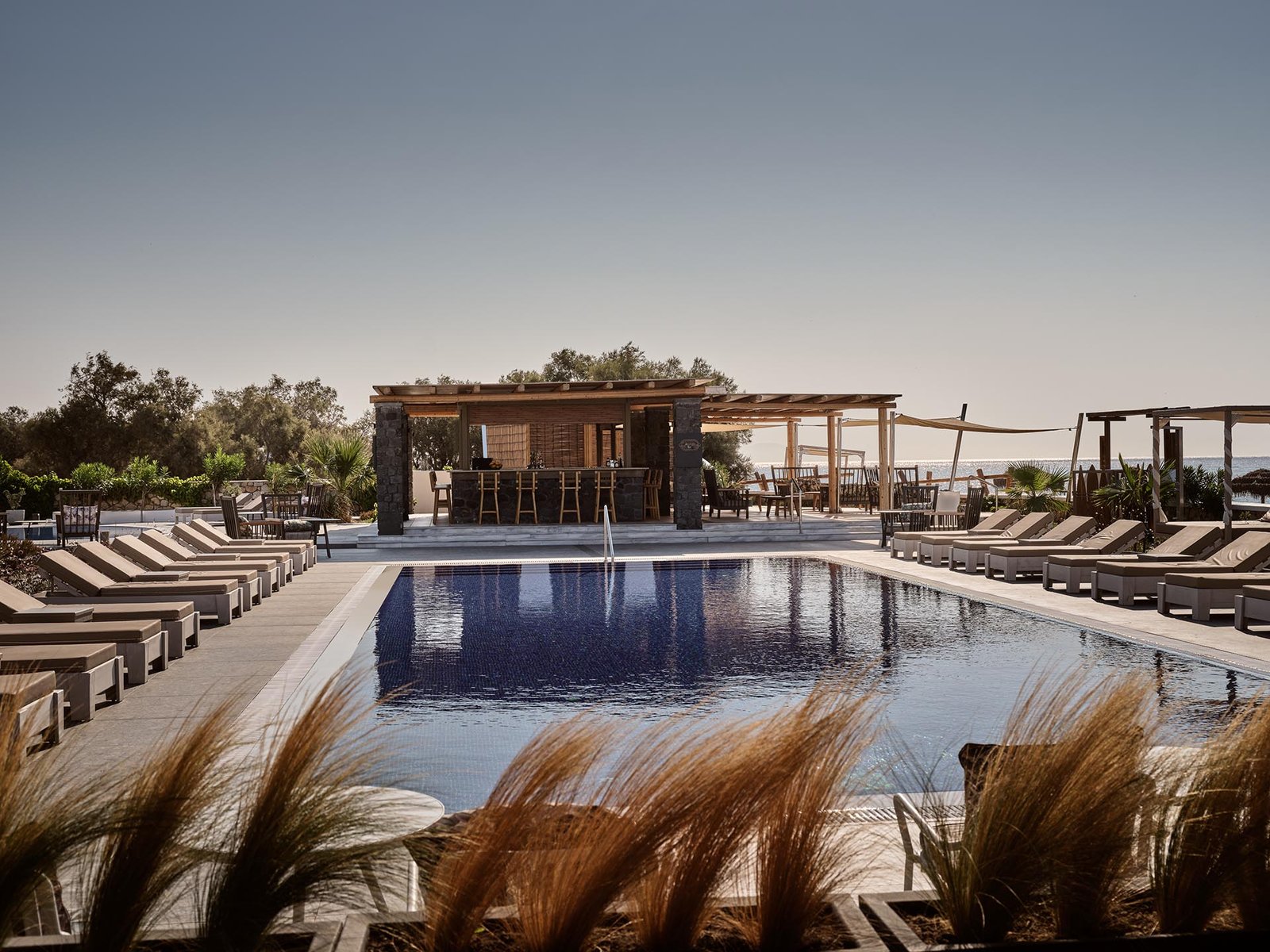 Sea Breeze Santorini Beach Resort, Curio Collection by Hilton, the pool