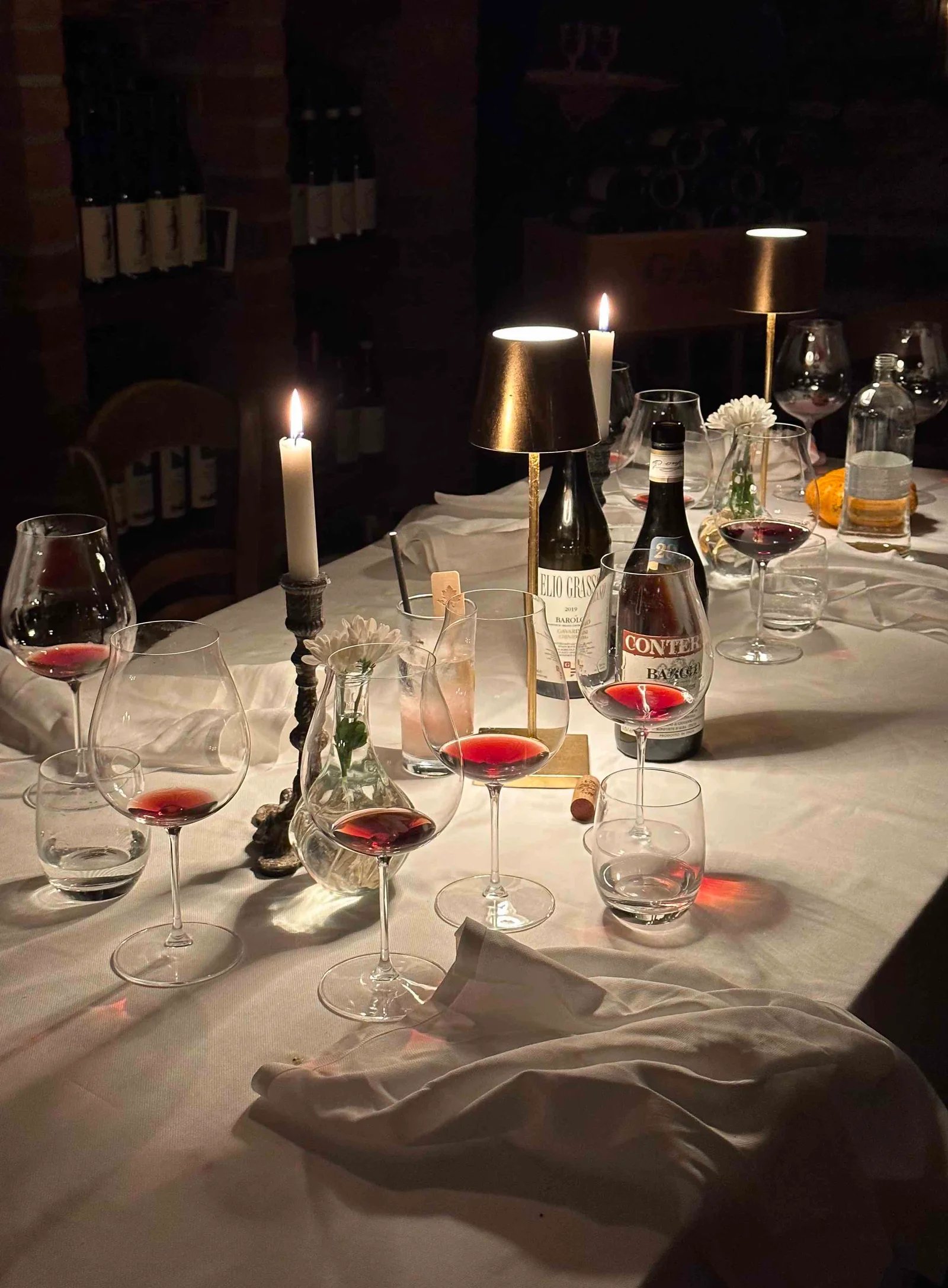 Villa La Madonna, the wine cellar