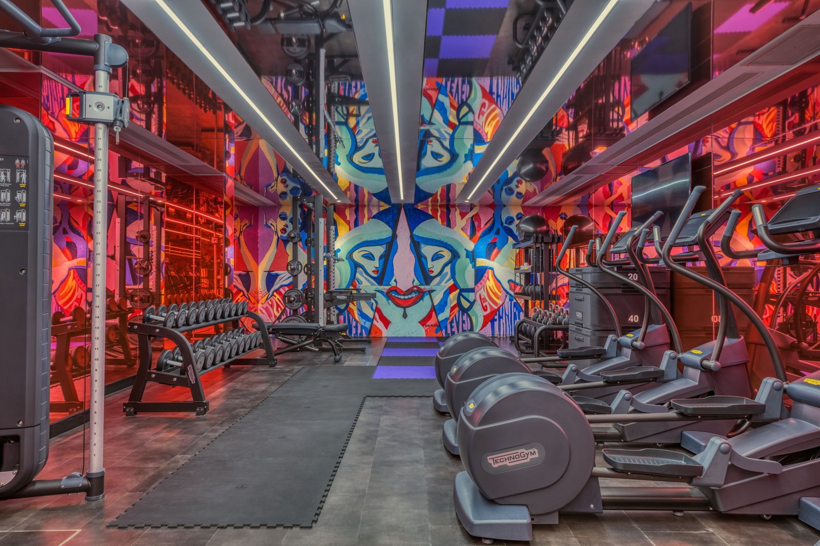 W Ibiza, the gym