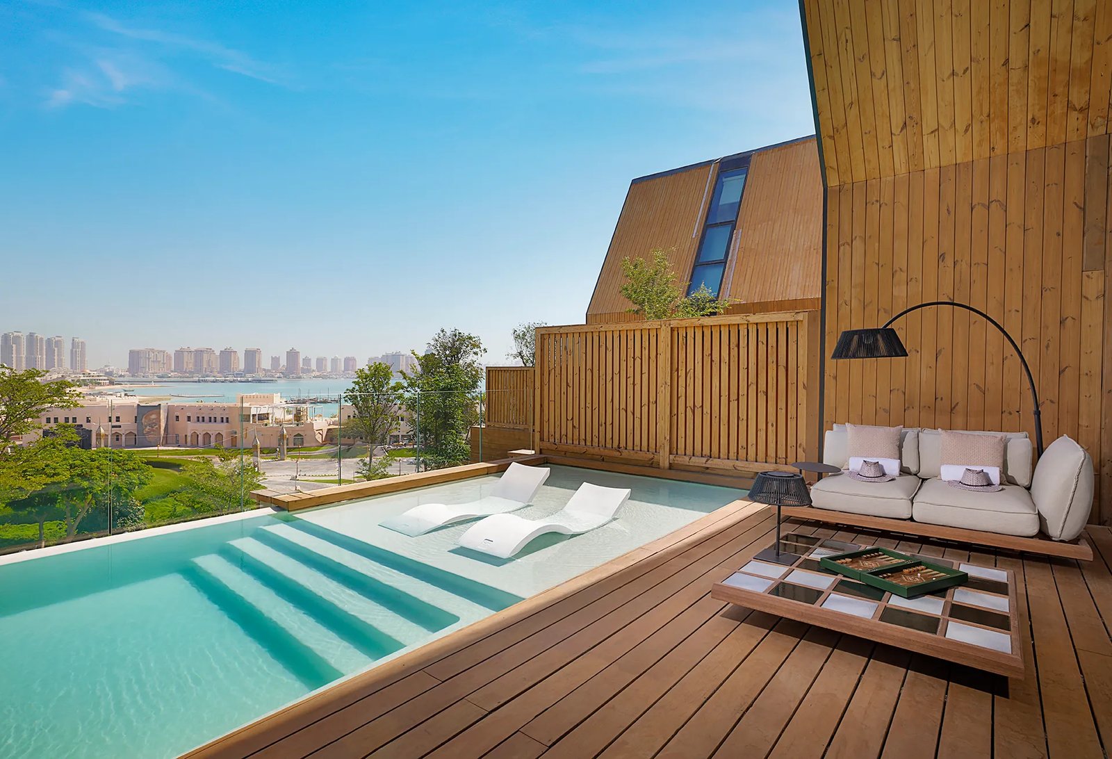 Katara Hills Doha, LXR Hotels & Resorts, the pool