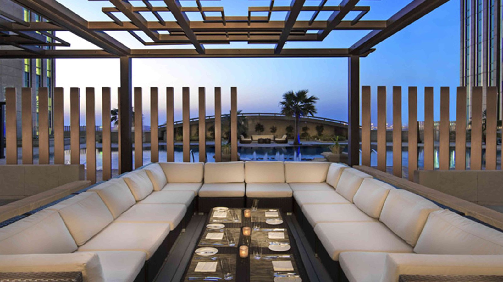 Sofitel Abu Dhabi Corniche, at the table