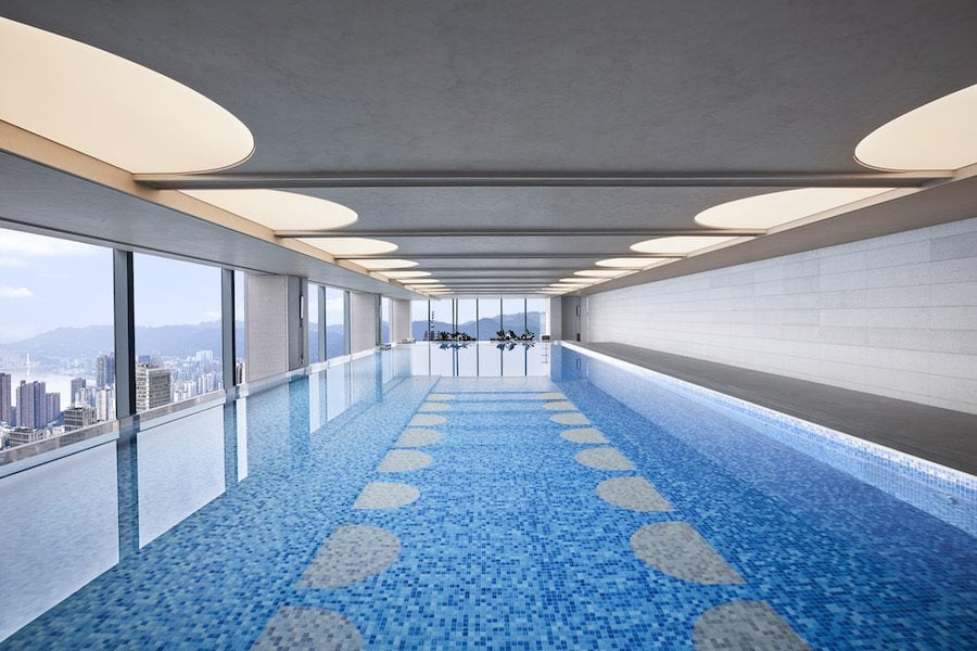 Conrad Chongqing, the pool