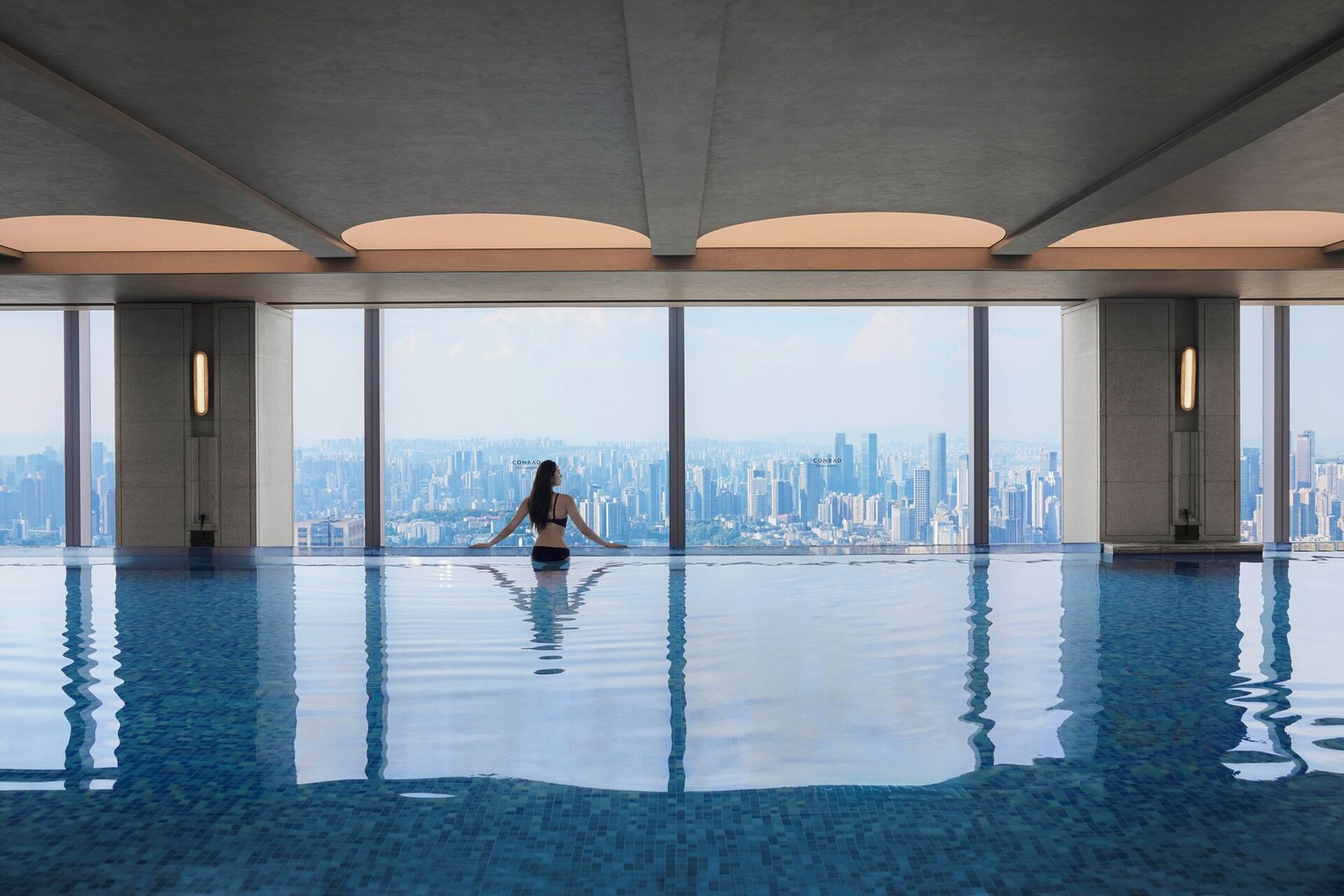 Conrad Chongqing, the pool