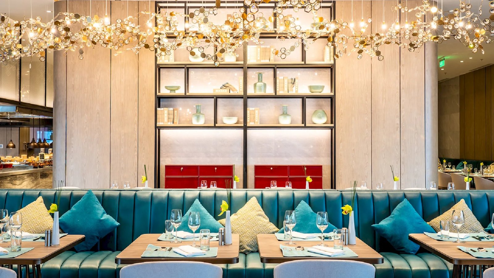 Conrad Shanghai, at the table