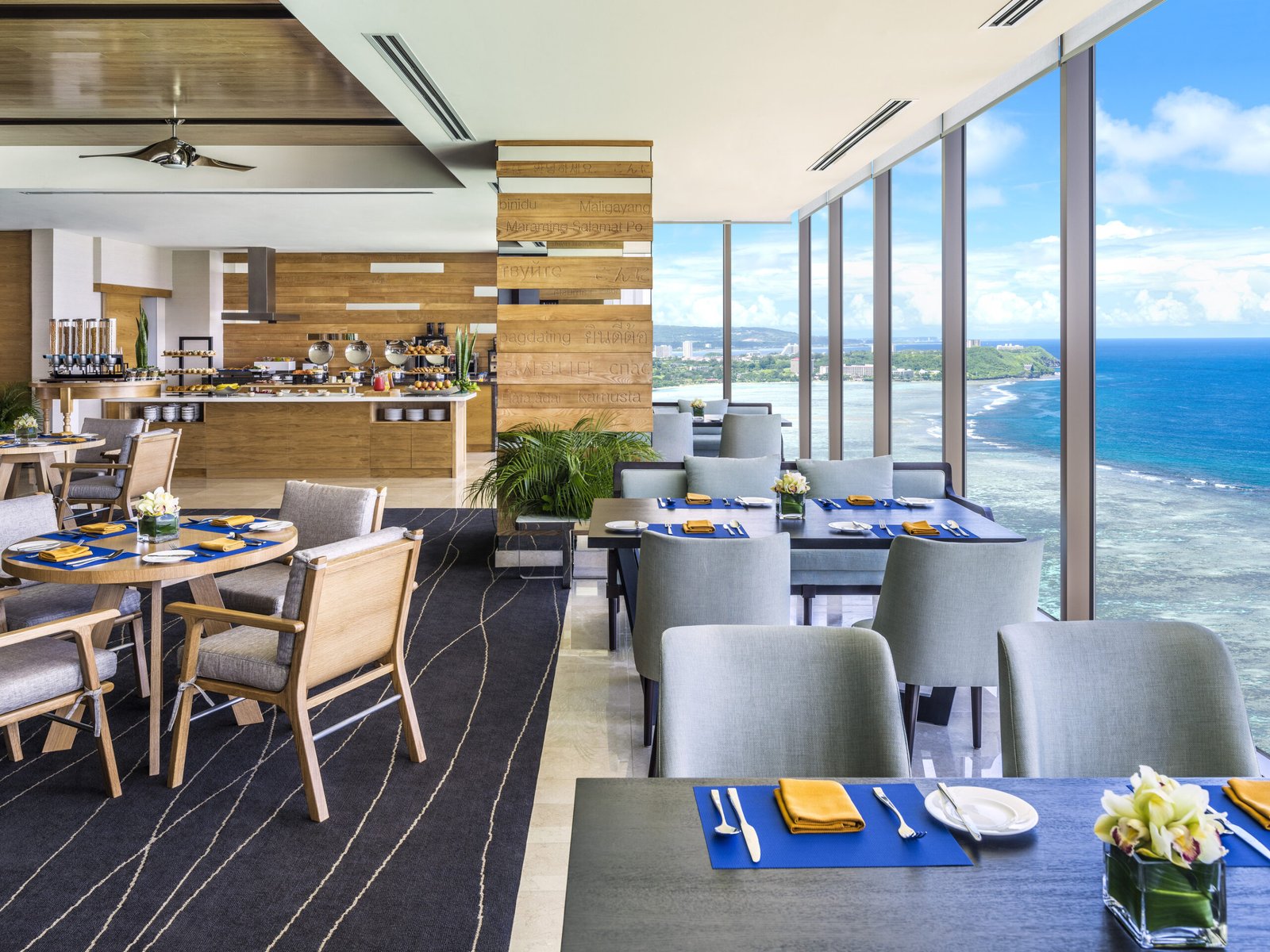 Dusit Thani Guam Resort, at the table