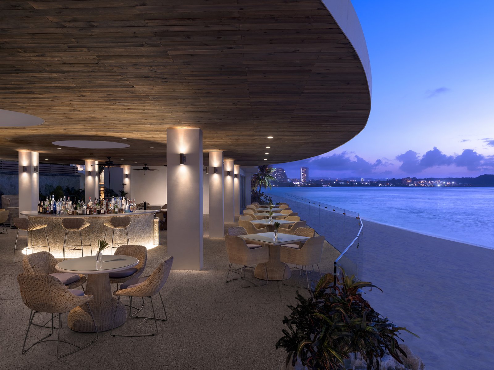 Dusit Thani Guam Resort, at the table