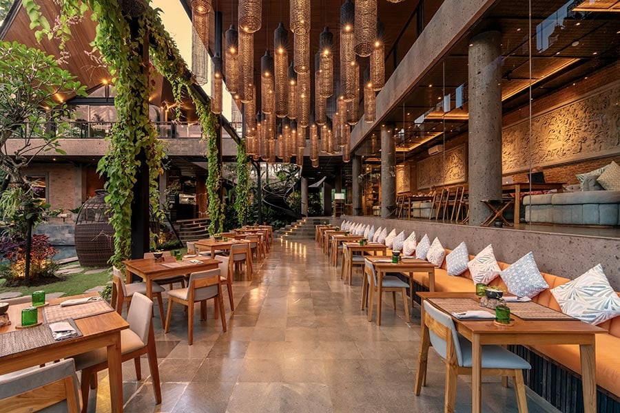 Gdas Bali Health and Wellness Resort, tangi restaurant