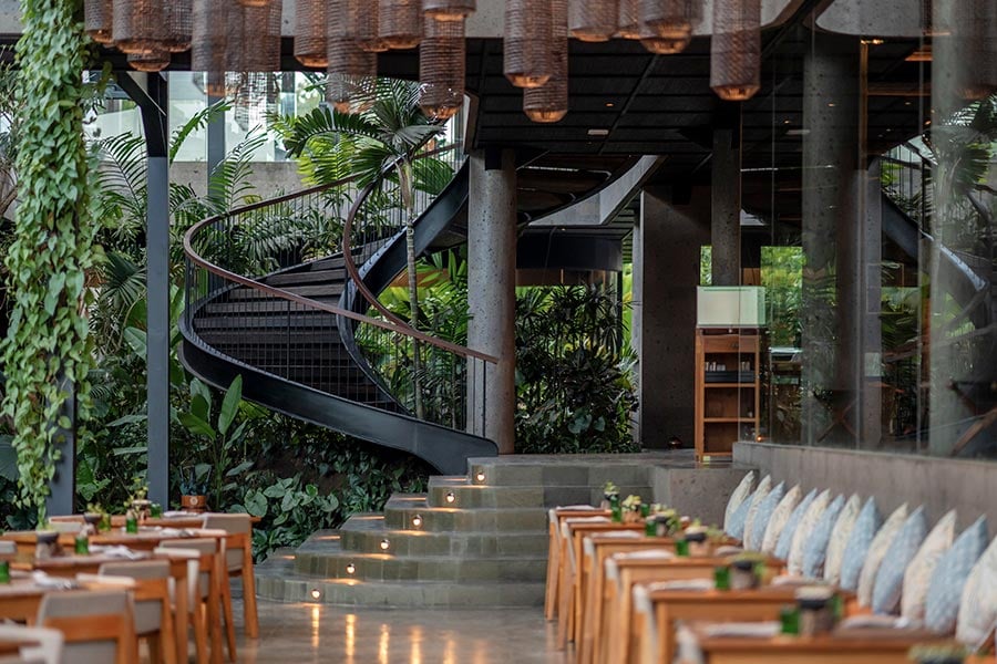 Gdas Bali Health and Wellness Resort, at the table