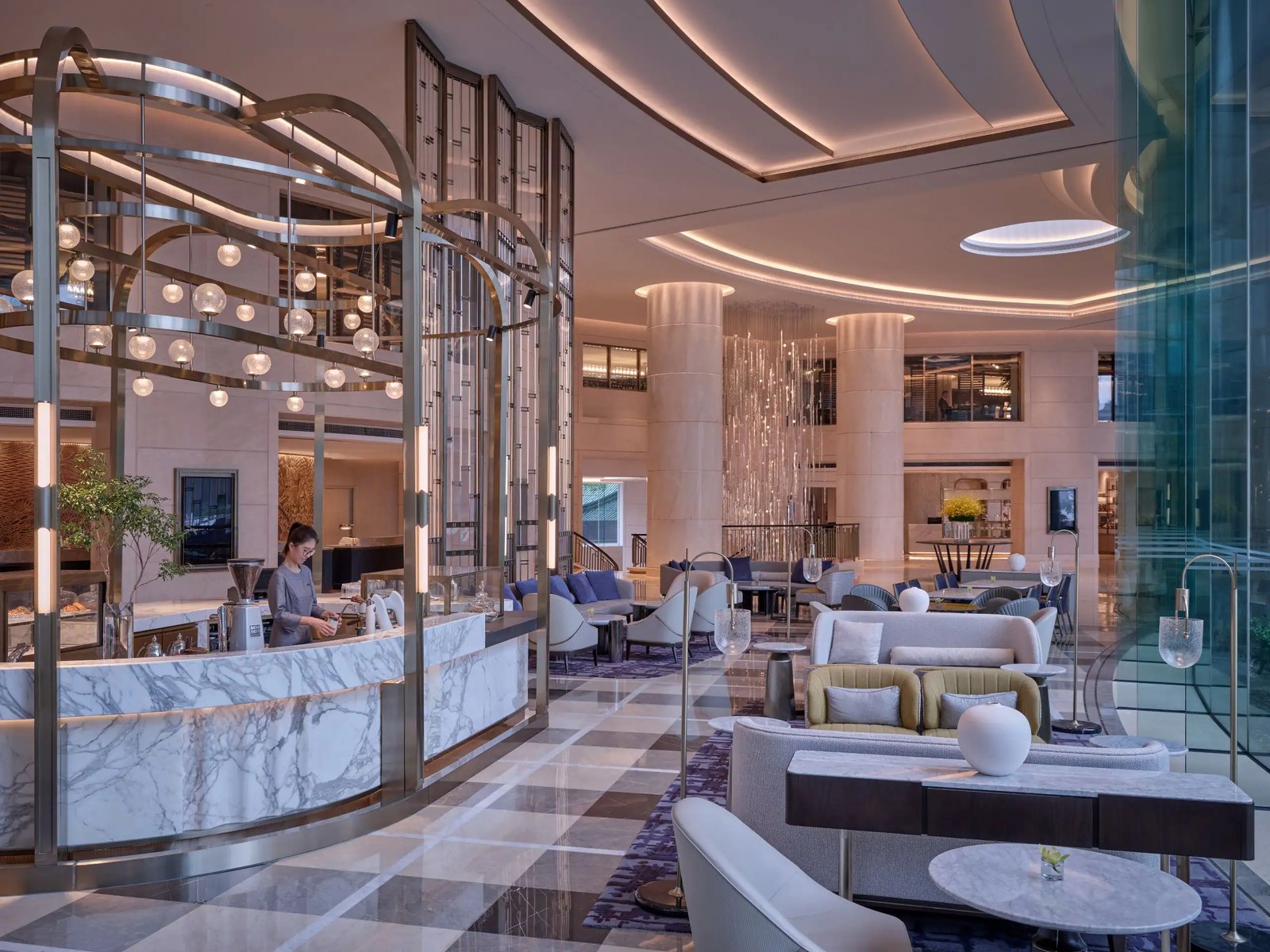 Grand Hyatt Beijing, fountain lounge