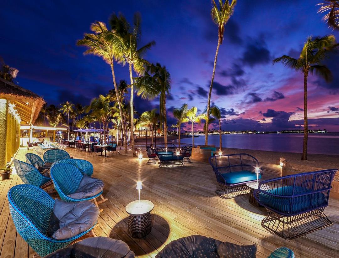 Hard Rock Hotel Maldives, at the table