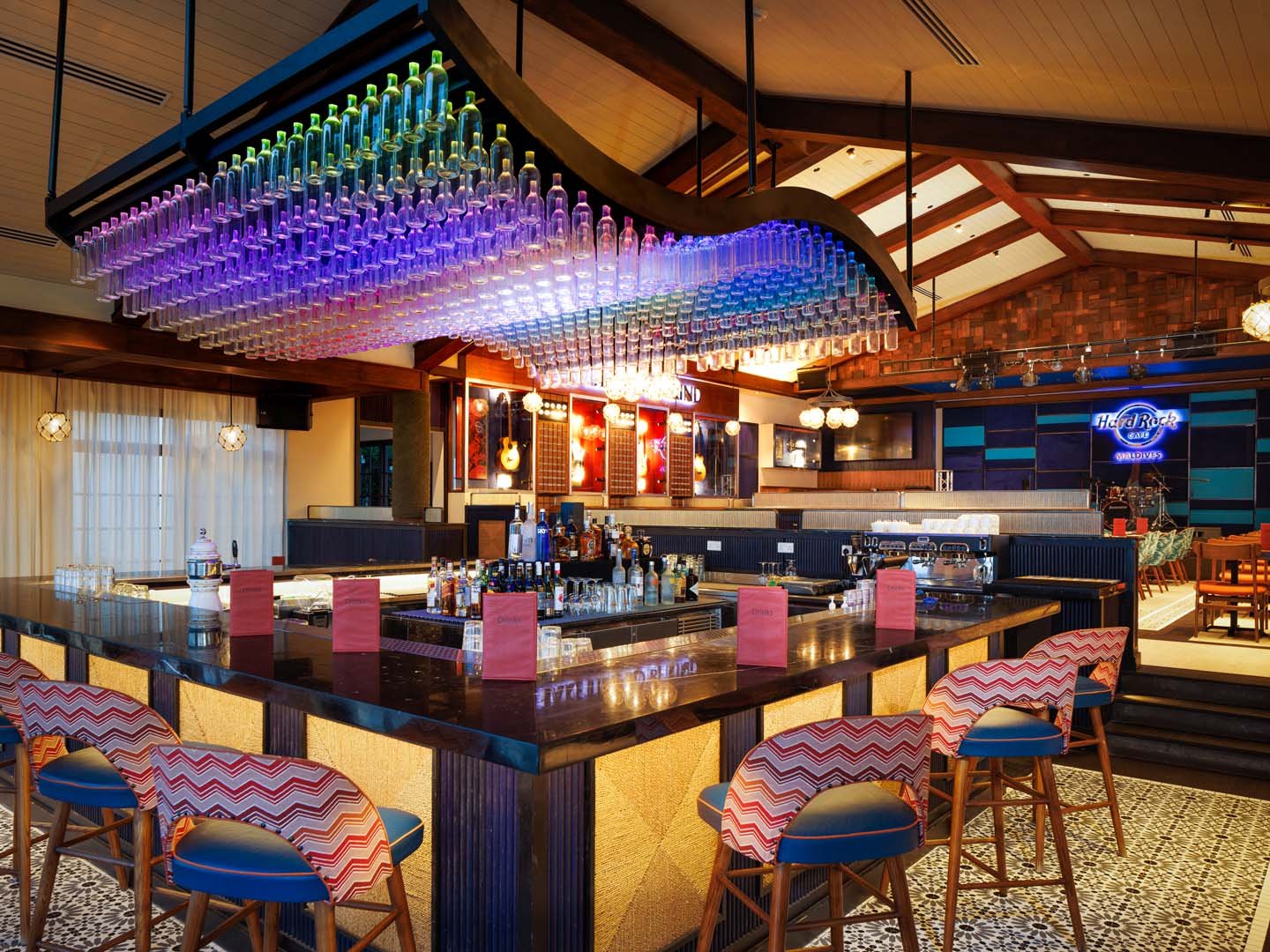 Hard Rock Hotel Maldives, at the table