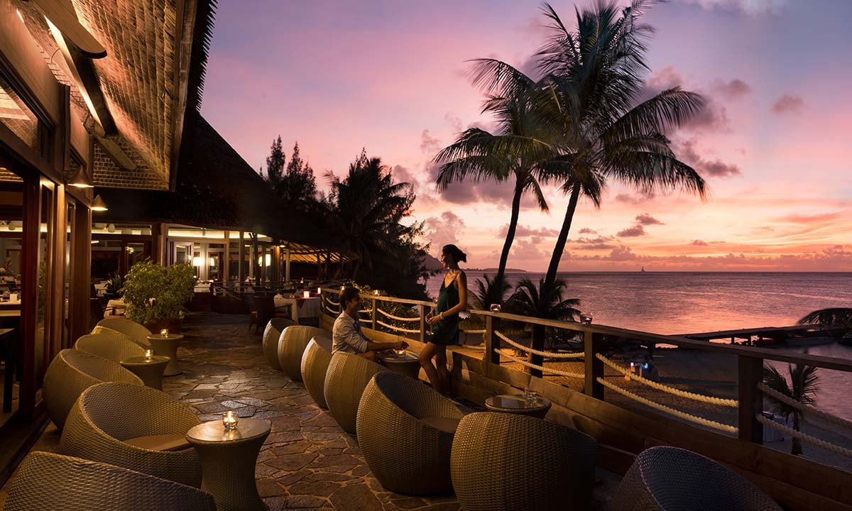 Hilton Moorea Lagoon Resort & Spa, at the table