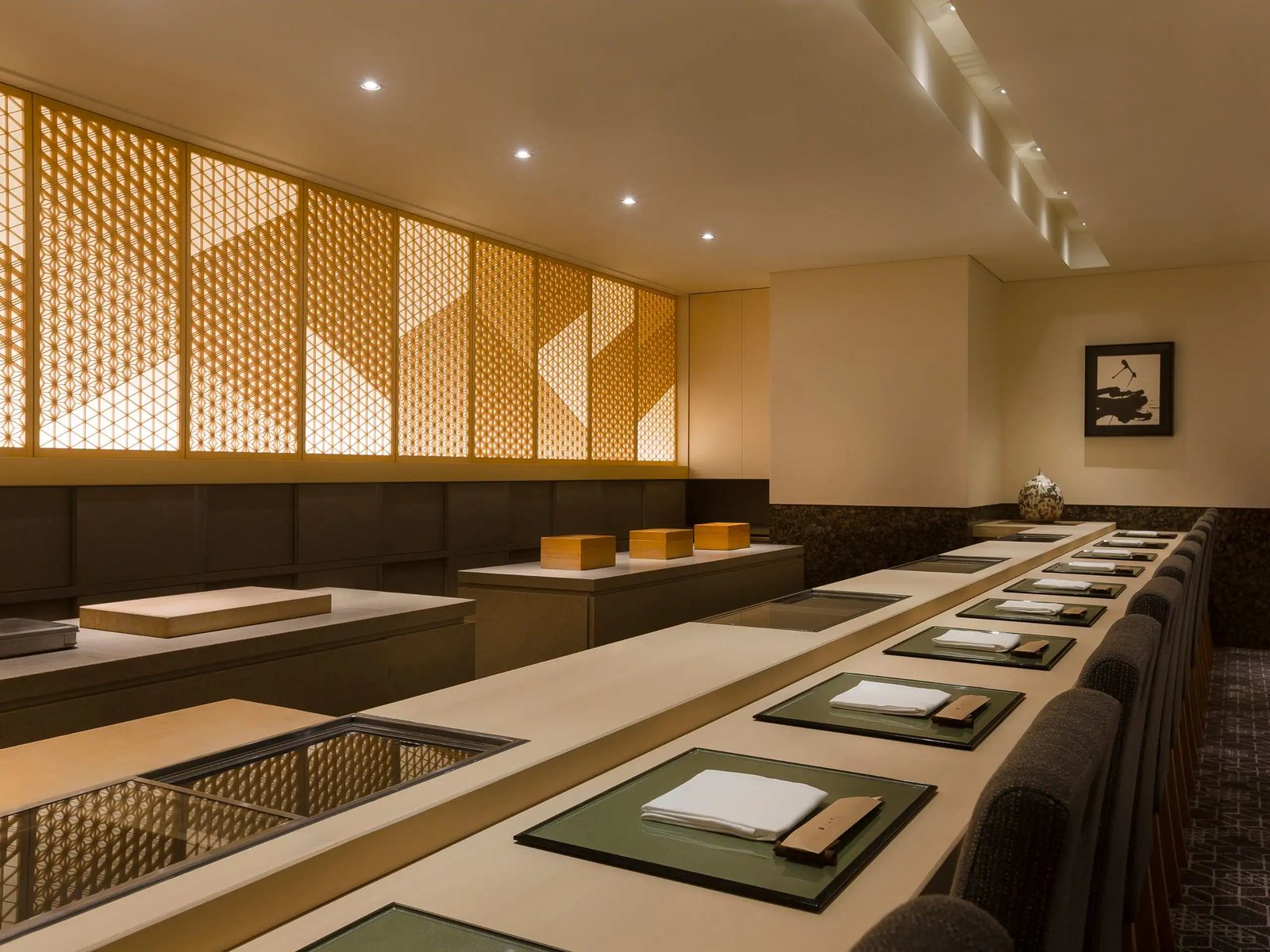 Hyatt Regency Tokyo, at the table