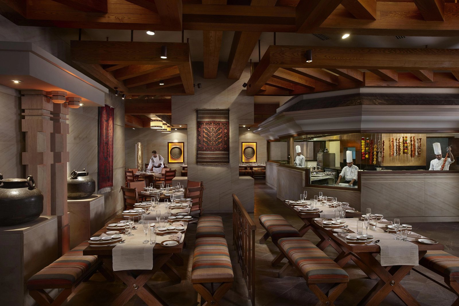 ITC Gardenia, at the table