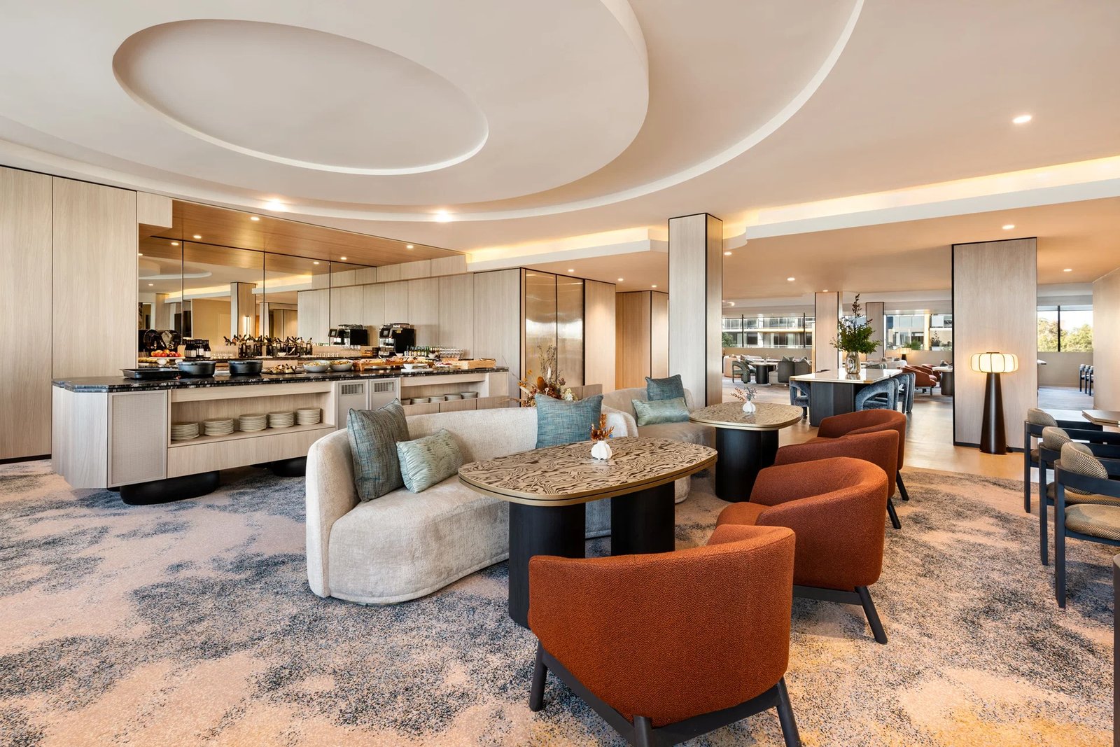Pan Pacific Perth, at the table