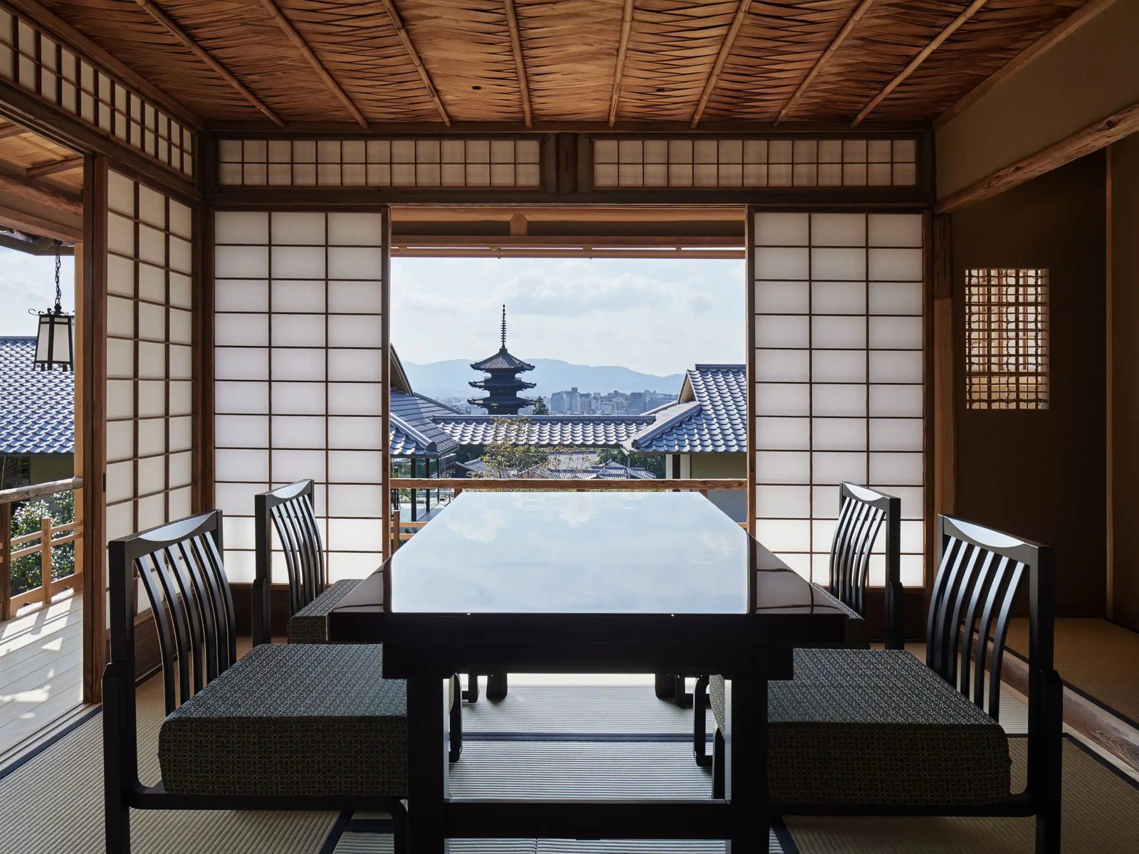 Park Hyatt Kyoto, at the table