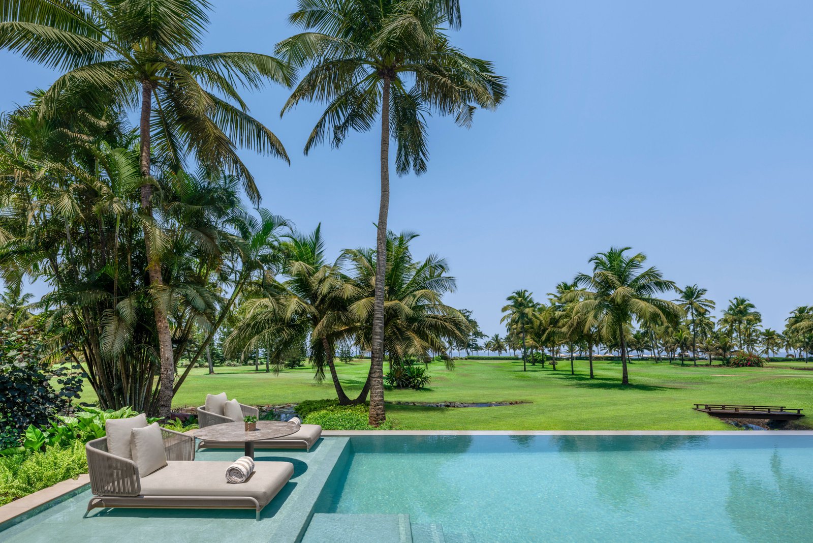 The St. Regis Goa Resort, the pool