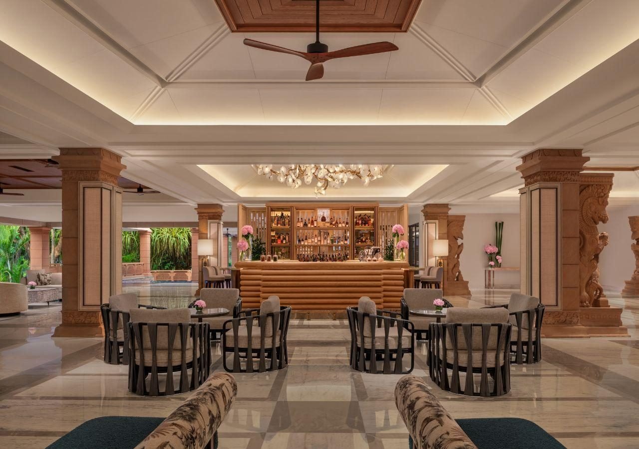 The St. Regis Goa Resort, at the table