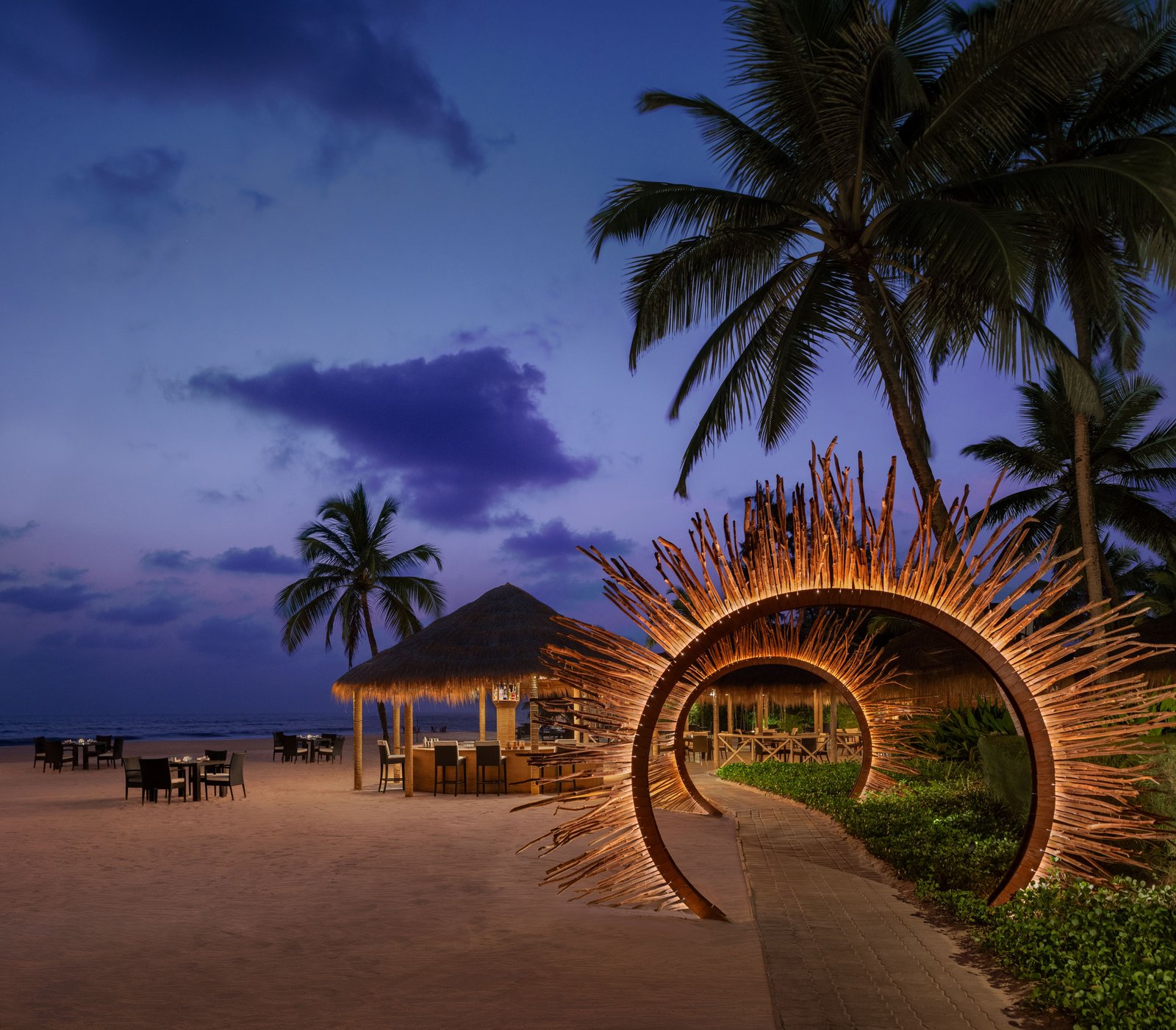 The St. Regis Goa Resort, at the table