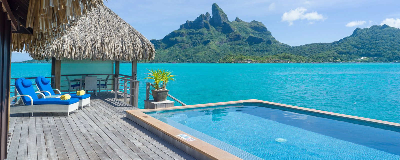 The St. Regis Bora Bora Resort, the pool