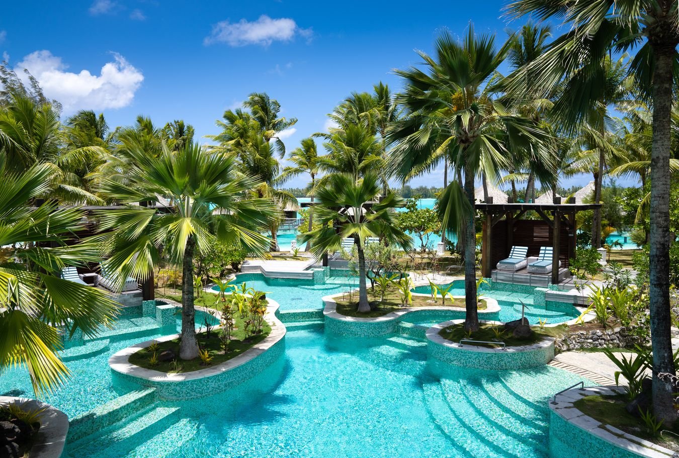The St. Regis Bora Bora Resort, the pool