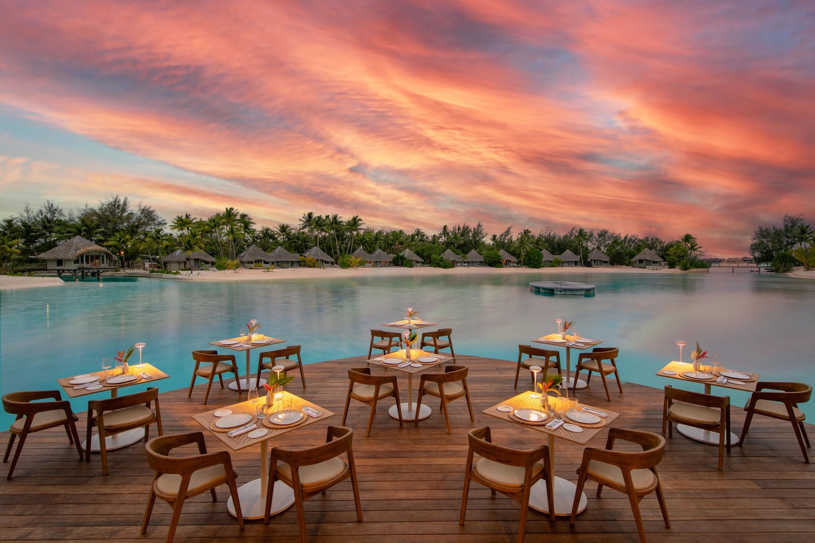 The Westin Bora Bora Resort & Spa, at the table
