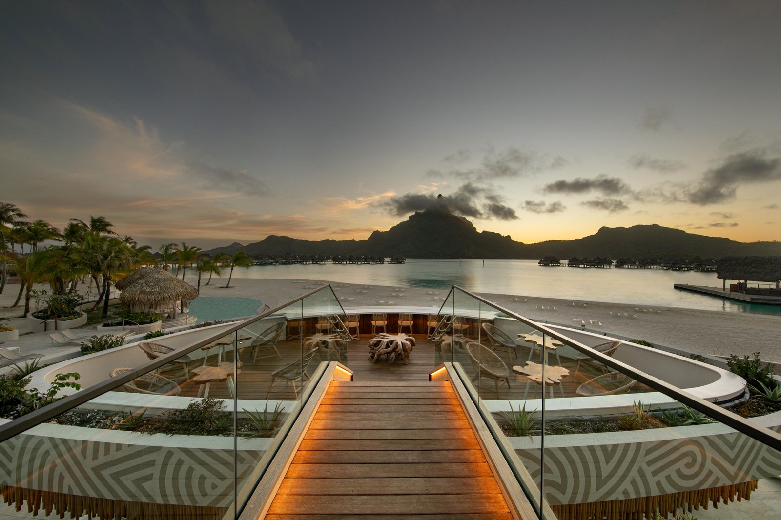 The Westin Bora Bora Resort & Spa, at the table
