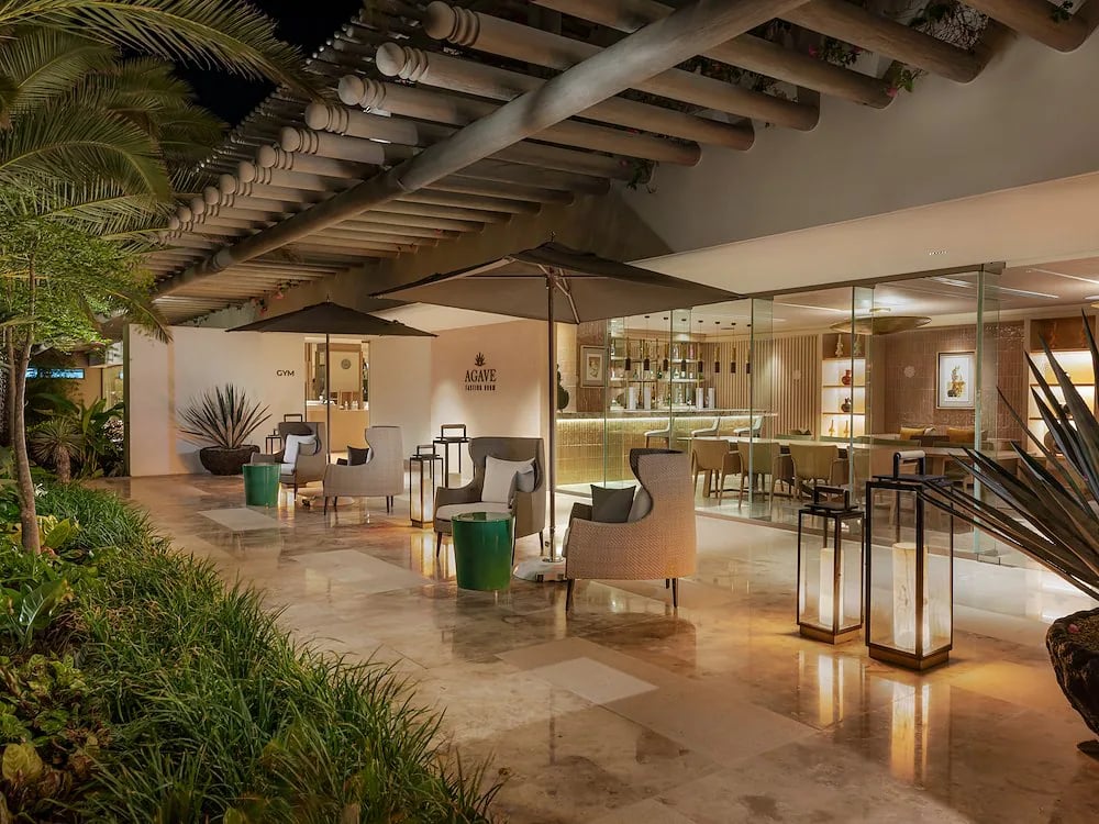 Grand Velas Boutique Los Cabos, at the table
