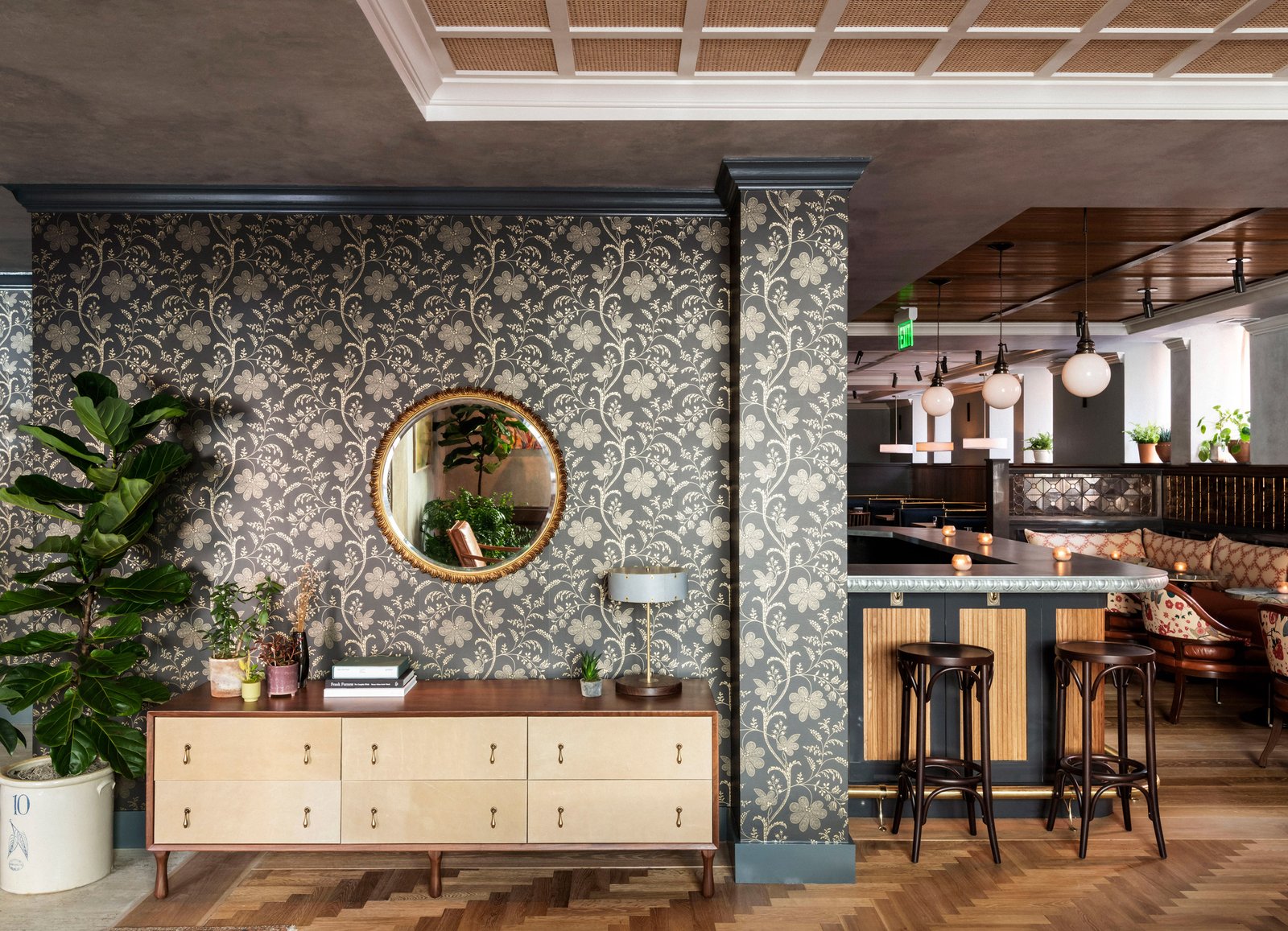 The Quoin Hotel, at the table