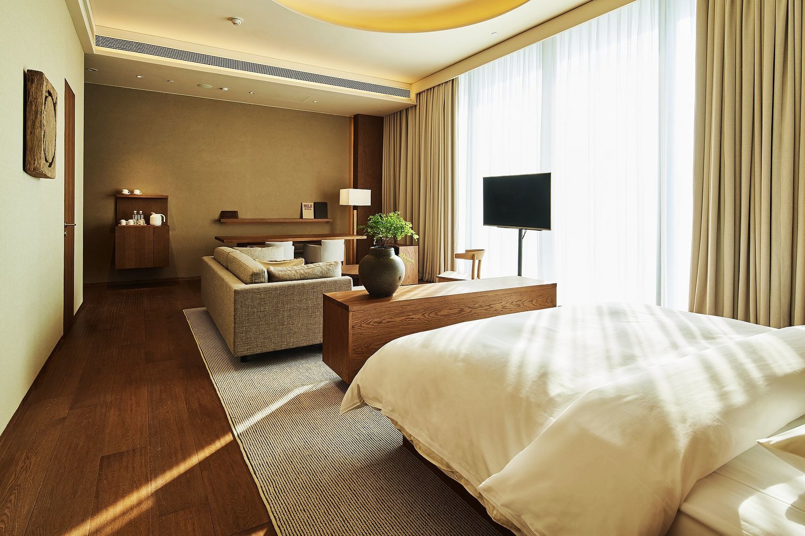 Muji Hotel, rooms