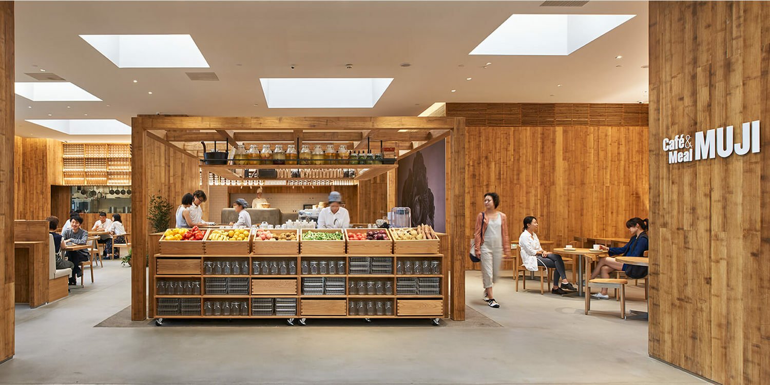 MUJI HOTEL, at the table