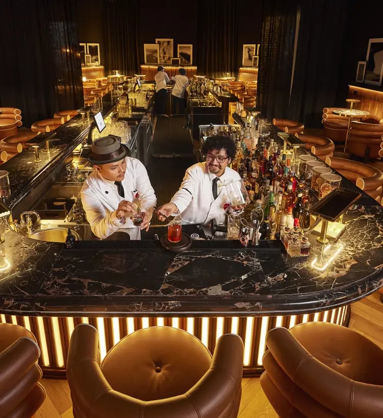 Mama Shelter Dubai, at the table