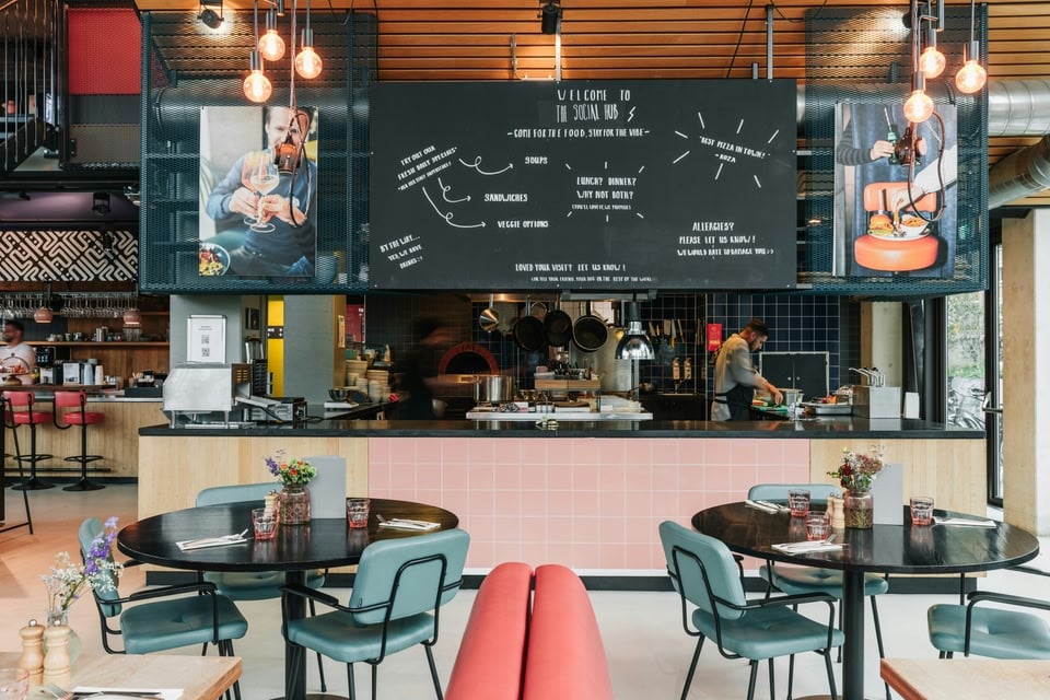The Social Hub Eindhoven, the social hub restaurant & bar