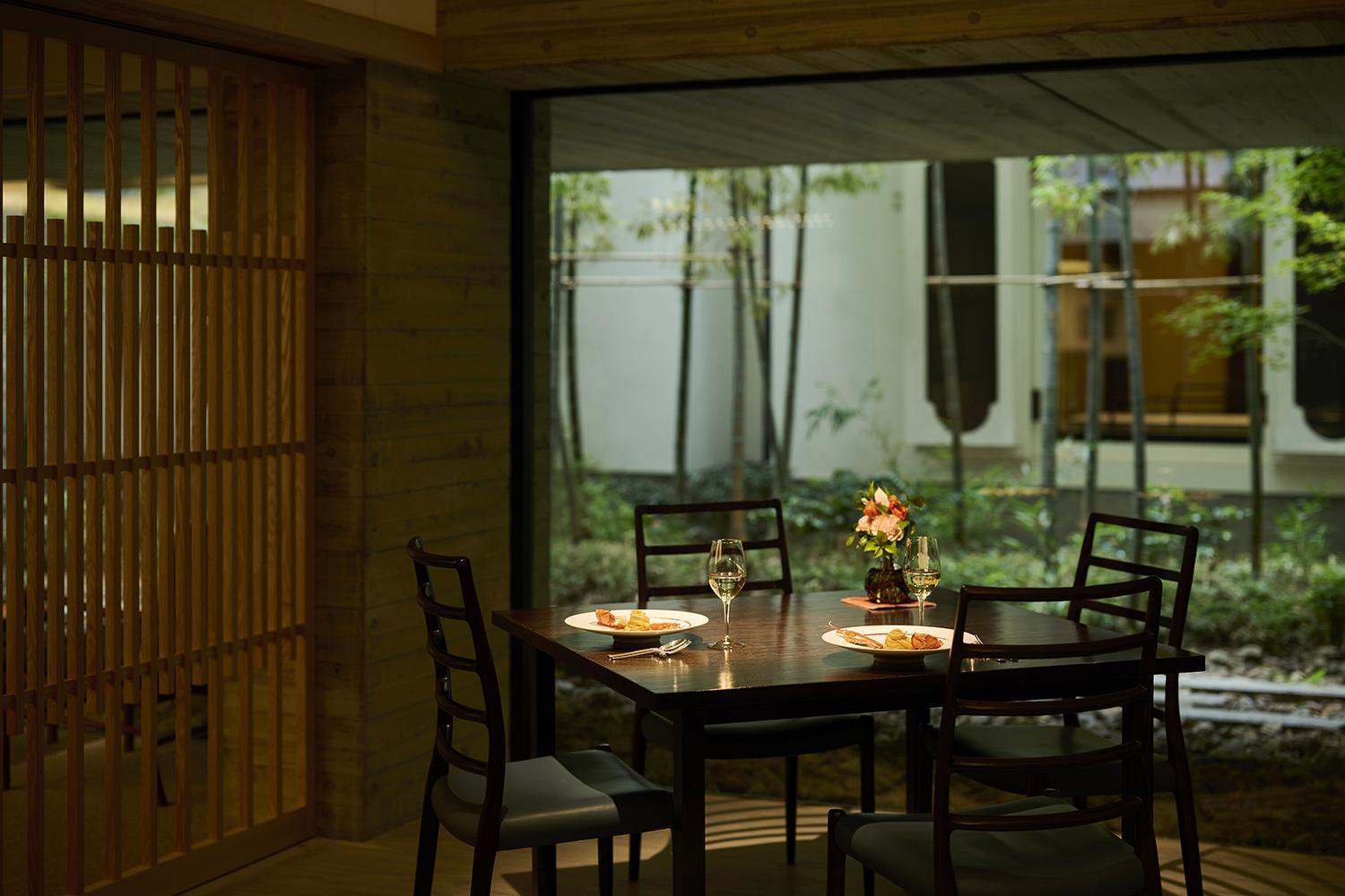 The Hiramatsu Kyoto, ristorante la luce
