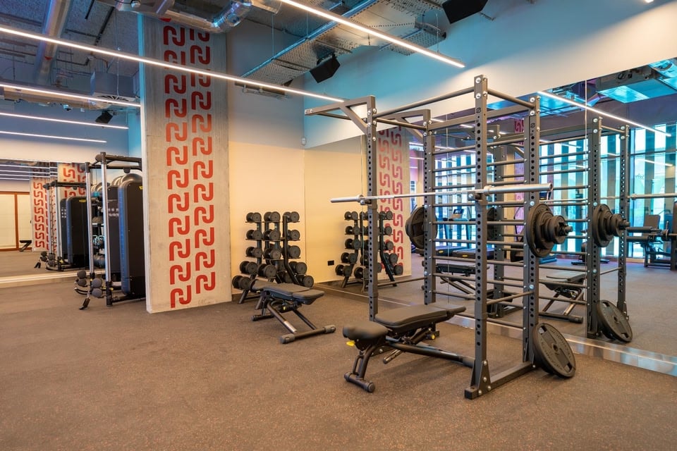 The Social Hub Glasgow, the gym